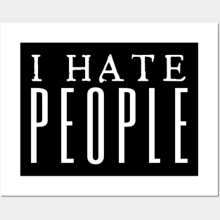 Bigfoot I Hate People Posters and Art